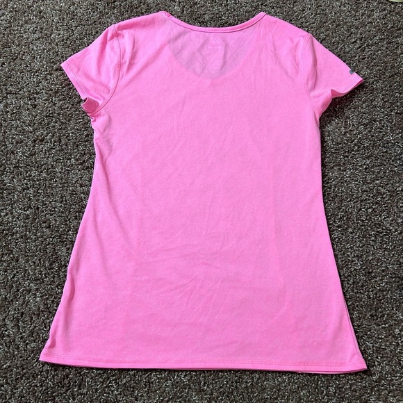 Danskin Now Pink V-Neck Women's Top - Picture 2 of 8